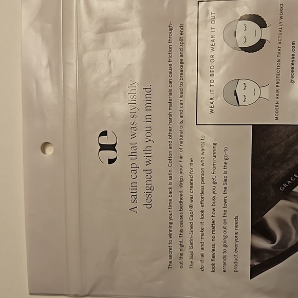 GRACE ELEYAE Slap Satin Lined Cap - Picture 8 of 9